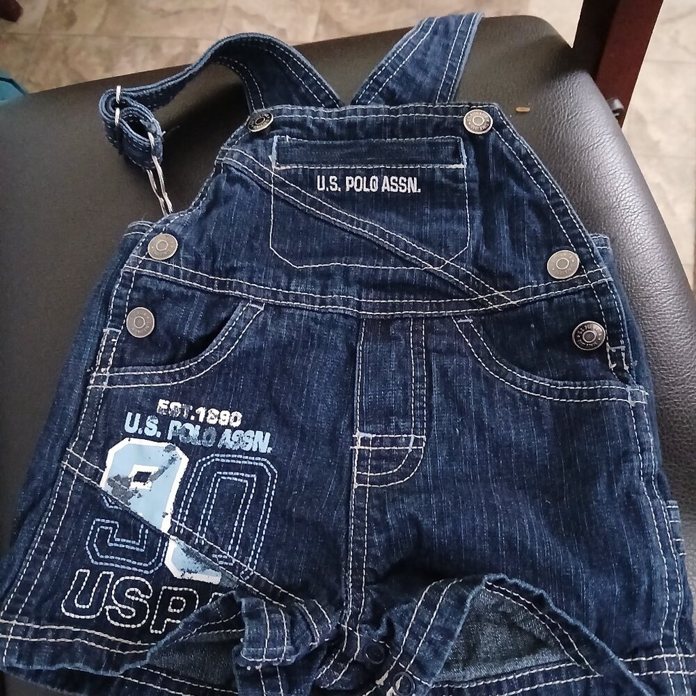 Toddler overall denim jumper